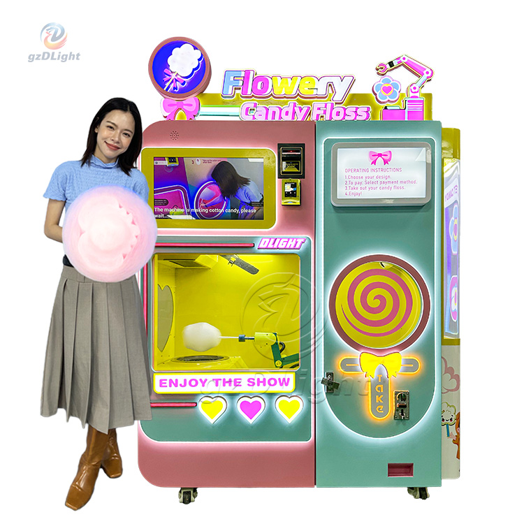 cotton candy vending machine automatic